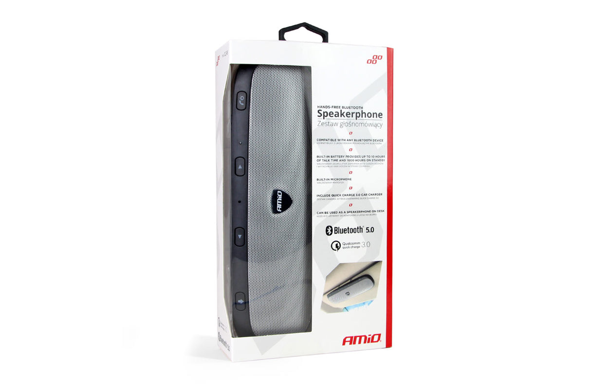 BOKS AMiO AM-02248 DC12-24V 2x1W HANDS-FREE BLUETOOTH SPEAKERPHONE