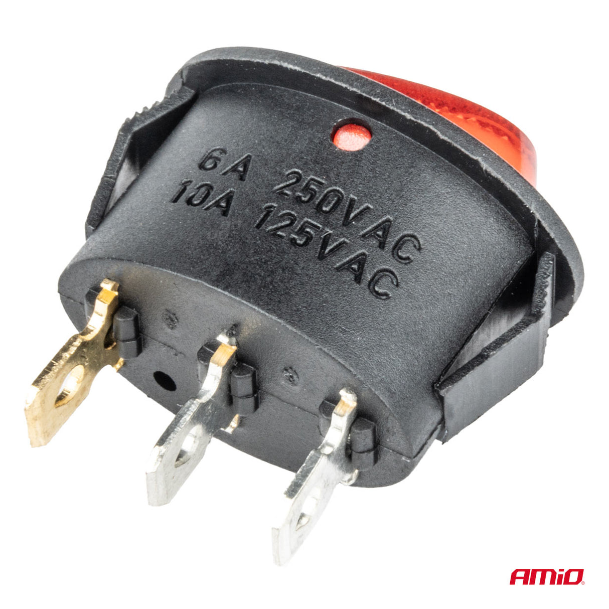 BUTON ELEKTRIK AM-02461 12V/230V Drite e Kuqe (BU-01)