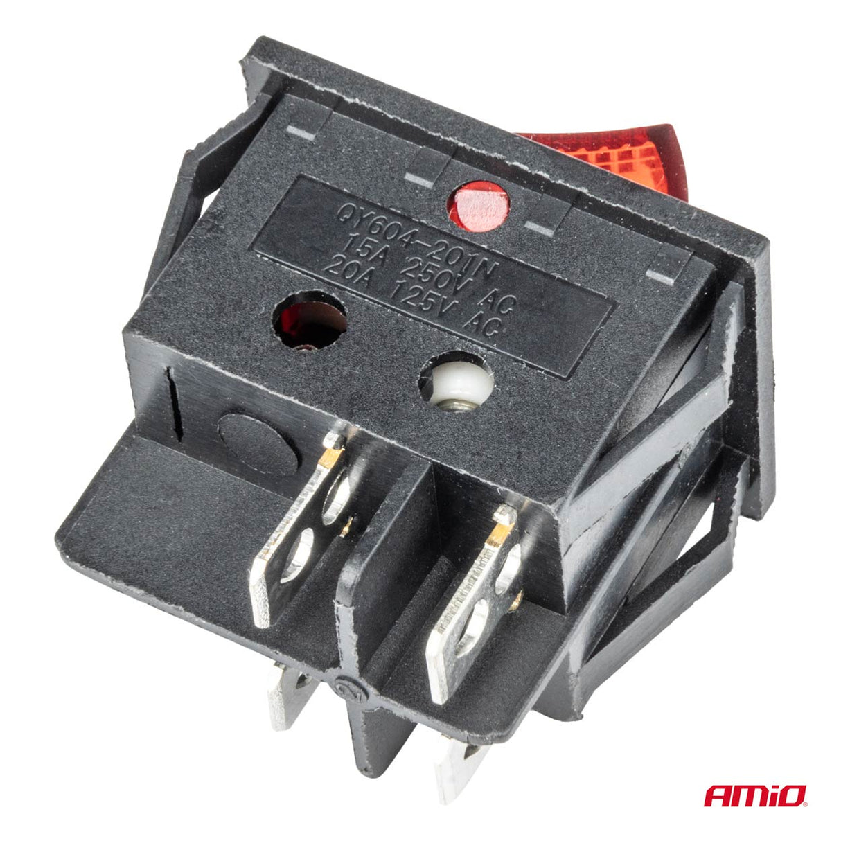 BUTON ELEKTRIK AM-02462 12V/230V Drite e Kuqe (BU-02)