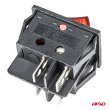 BUTON ELEKTRIK AM-02462 12V/230V Drite e Kuqe (BU-02)