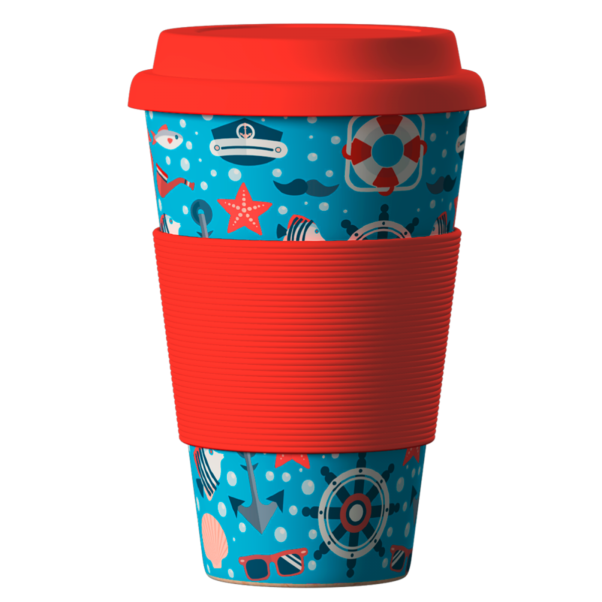 GOTE ECO BAMBOO CUP - NAUTICAL