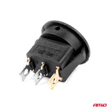 CELES ELEKTRIK ON-OFF AM-03085 12V-24V 20A YELLOW LIGHT Round Switch