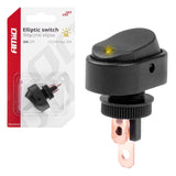CELES ELEKTRIK ON-OFF AM-03088 12V-24V max30A Yellow-LED Elliptic Switch