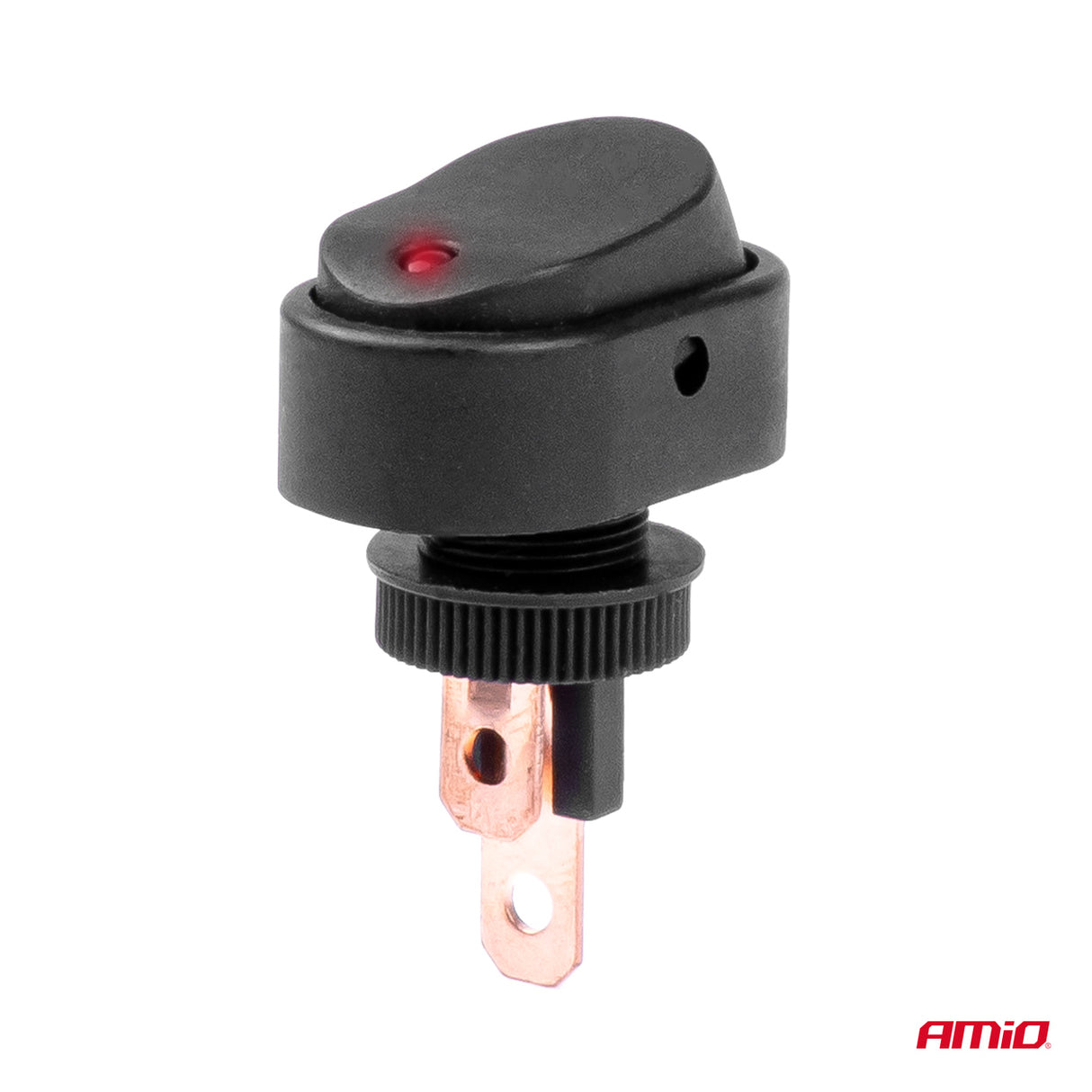 CELES ELEKTRIK ON-OFF AM-03089 12V-24V max30A Red-LED Elliptic Switch