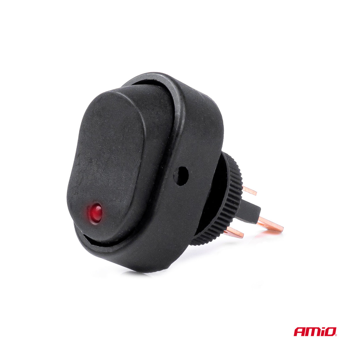 CELES ELEKTRIK ON-OFF AM-03089 12V-24V max30A Red-LED Elliptic Switch