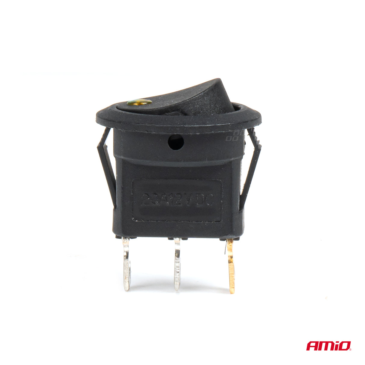 CELES ELEKTRIK ON-OFF AM-03962 12V max20A Yellow-LED Round Switch