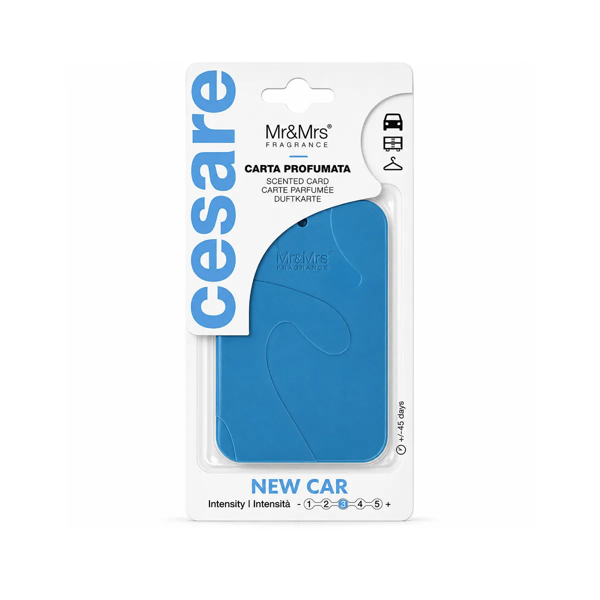 AROMATIK MR & MRS SCENTED CARD NEW CAR (SKY BLUE)