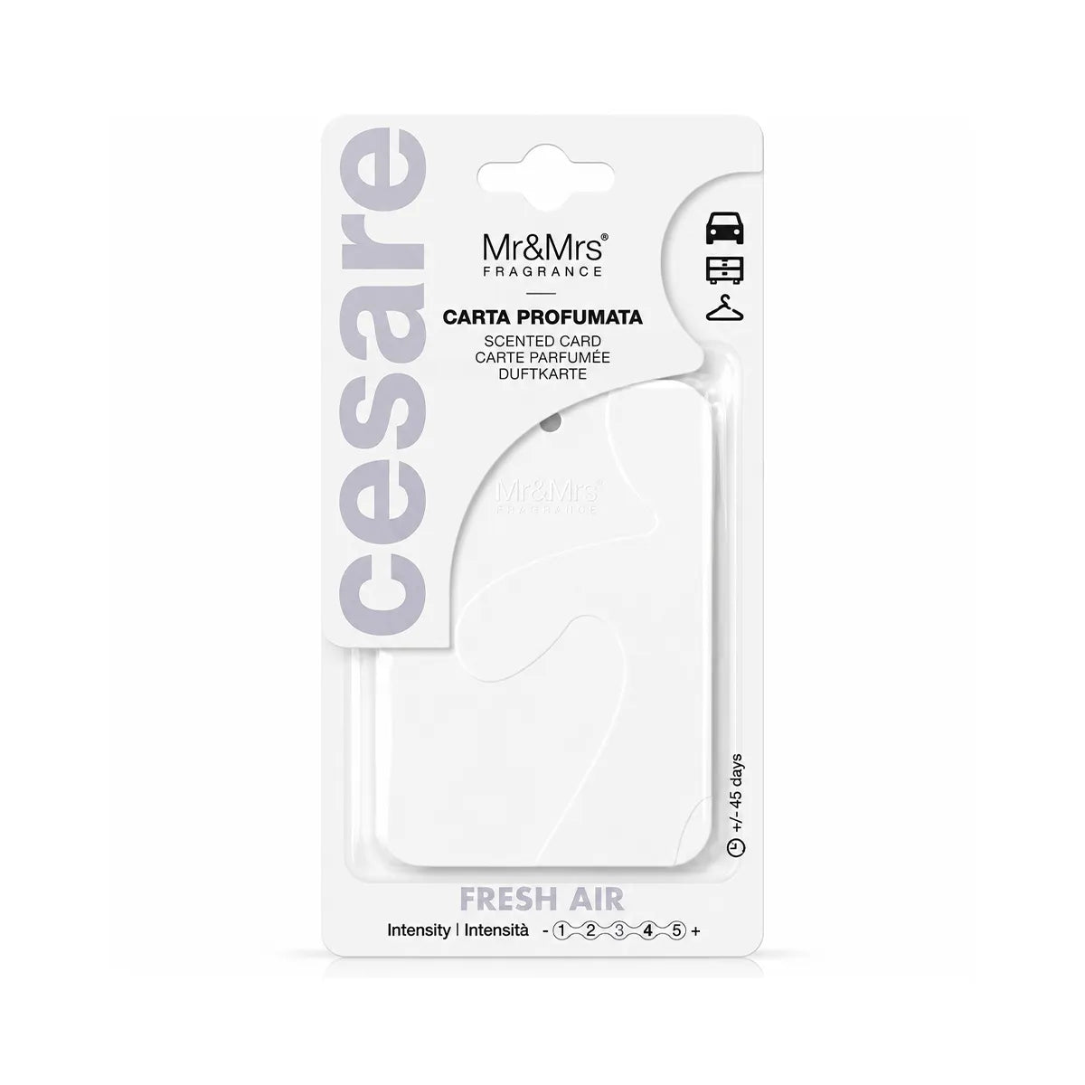 AROMATIK MR & MRS SCENTED CARD FRESH AIR (WHITE)