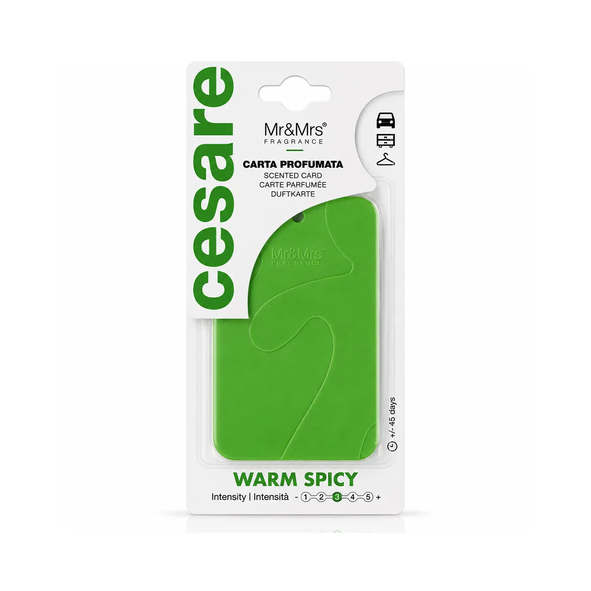 AROMATIK MR & MRS SCENTED CARD WARM SPICY (GREEN)