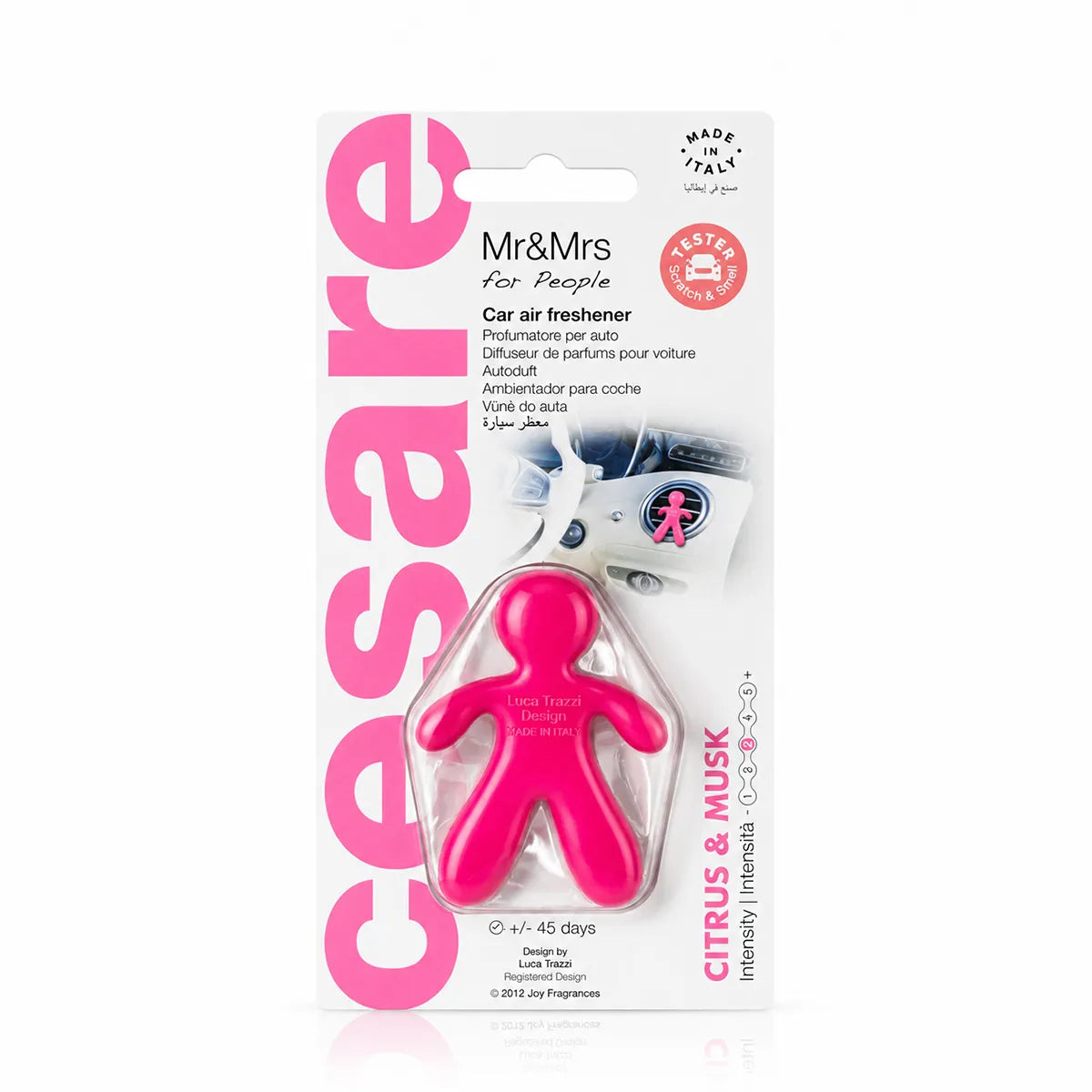 AROMATIK MR & MRS CESARE CITRUS & MUSK (FUXIA)