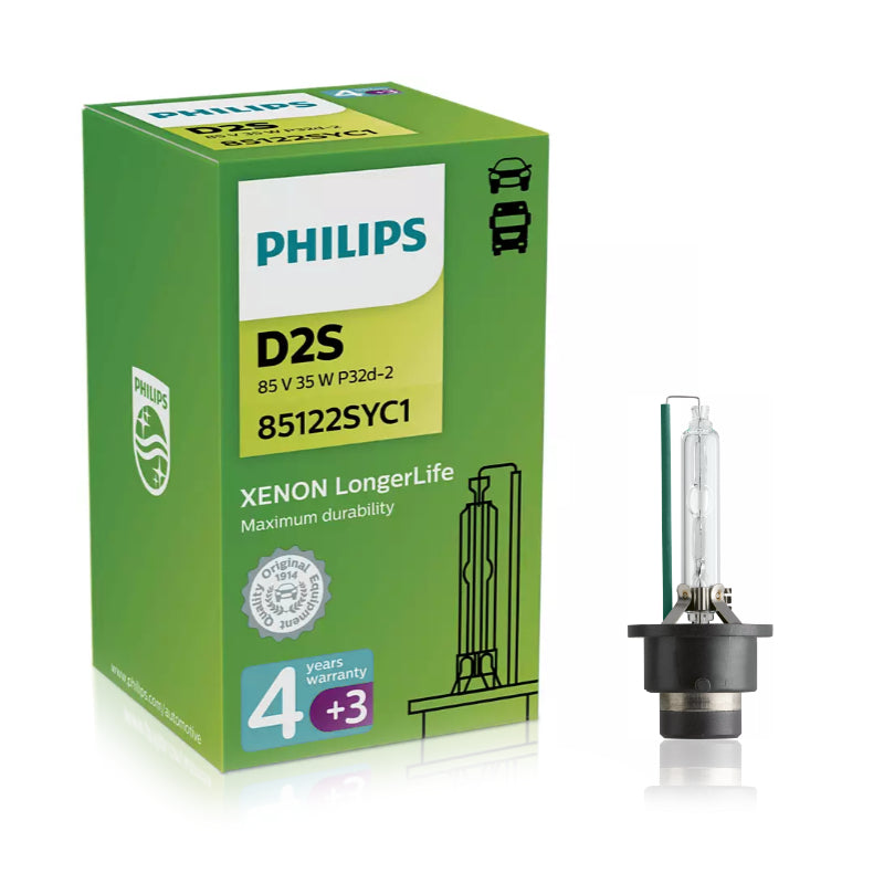 LLAMPA PHILIPS XENON D2S WARRANTY 85 V 35 W C1-85122 SY 1 COPE