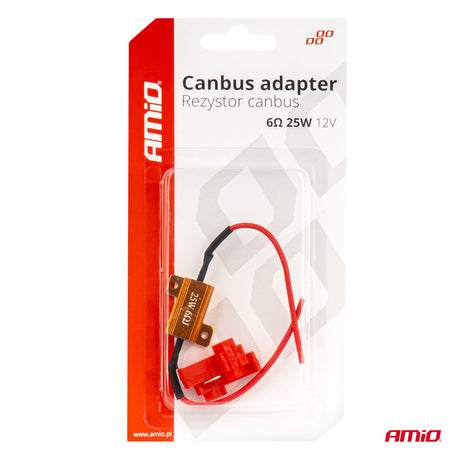 DEKODER AM-04092 CANBUS LED ADAPTOR (REZISTOR) 25W 6-Ohm 1 COPE