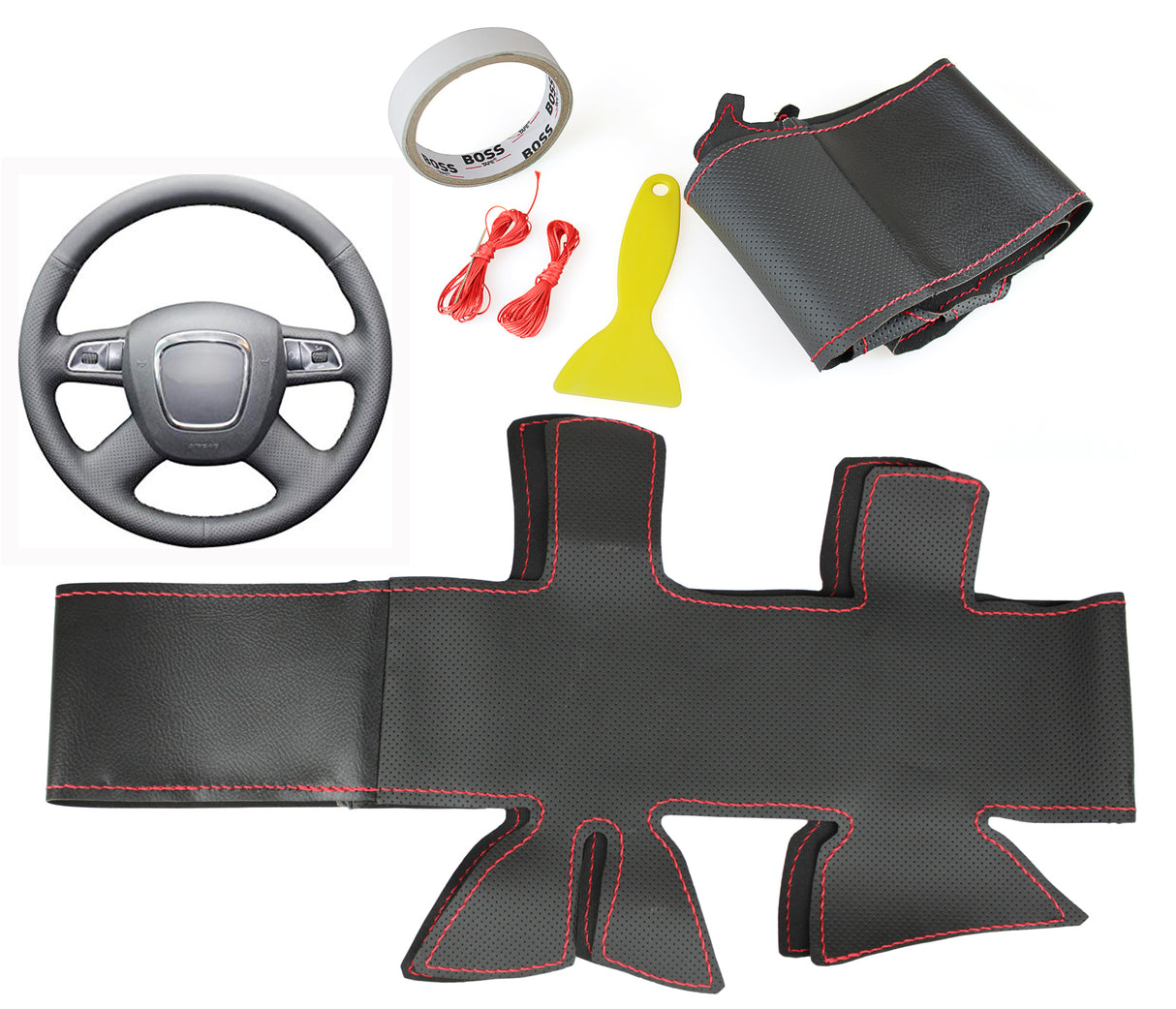 VESHJE TIMONI ME QEPJE AUDI A4 (B7/ B8)/ A6 (C6)/ Q5 2008-2012/ Q7 2005-2011