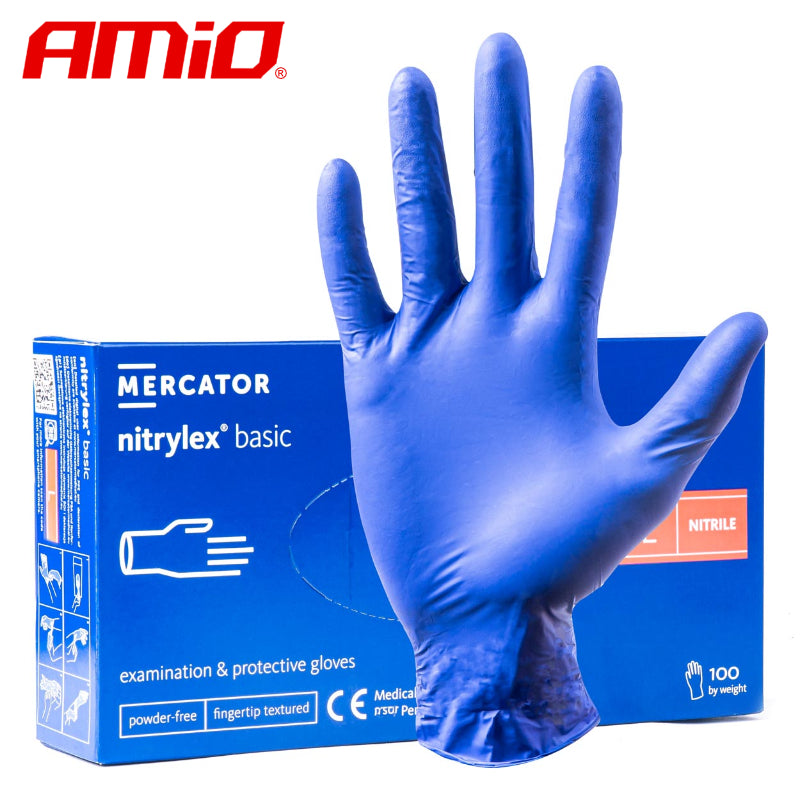 DOREZA NITRILI AM-02958-Mercator NITRYLEX BASIC (MASA: L) 100 COPE