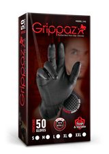 DOREZA NITRILI MT-GLV-GRP-B-L GRIPPAZ-BLACK (MASA: L) 50 COPE