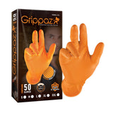 DOREZA NITRILI MT-GLV-GRP-O-L GRIPPAZ-ORANGE (MASA: L) 50 COPE