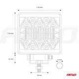 FENERE LED AMiO AM-02429 9-36V 26 LED COMBO (AWL-15) 110x110 mm 1 COPE