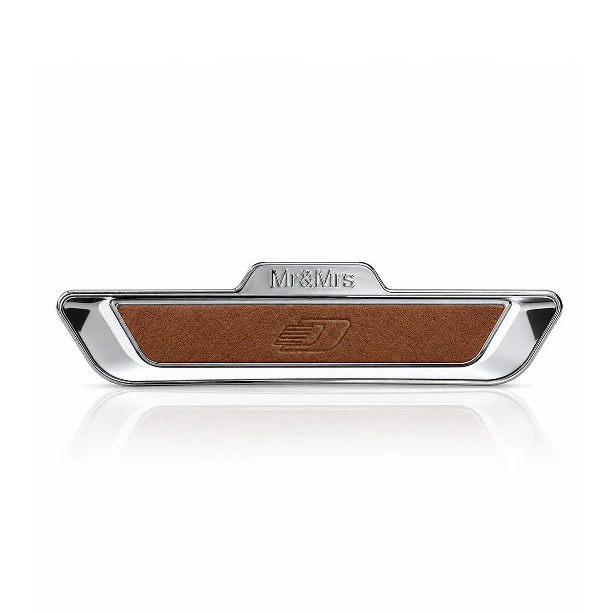 AROMATIK MR & MRS EVO BOX (EVO x 1 + REFILL x 2) BROWN LEATHER CHROME SILVER