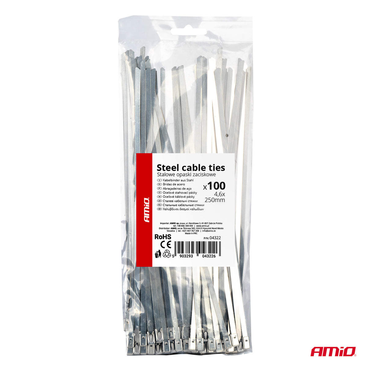 FASHETA CELIKU AM-04322 4.6x250 mm 100 COPE