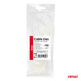 FASHETA PLASTIKE 2.5x150 mm AM-04306 TE BARDHA 100 COPE