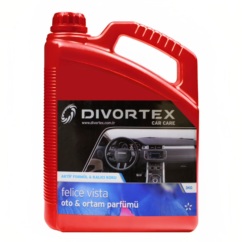 SOLUCION AROMATIZUES DIVORTEX DVX-9008 EXTRA LONG LASTING AUTO & AMBIENT SCENT 3 Kg FELICE VISTA
