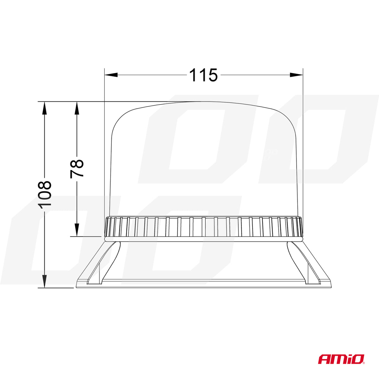 FENELINE AMiO AM-03337 DC12-24V ME MAGNET 60-LED IP66