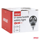 FENERE SINJALIZUES LED PER PIRUN AM-04867 10-80V 10W SAFETY U-ZONE RED FORKLIFT LIGHT 1 COPE