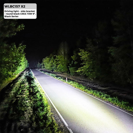 FENERE LED M-TECH DRIVING LIGHT BLACK SERIES MT-WLBC157 12x5W DC12-48V  72W 6000K 1 COPE