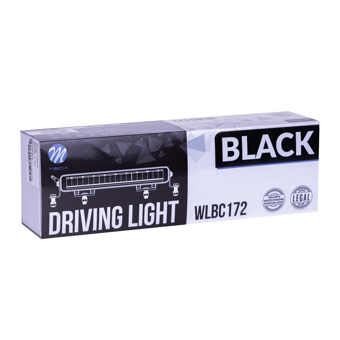 FENERE LED M-TECH DRIVING LIGHT BLACK SERIES MT-WLBC172 9x5W+Dynamic  Light DC12-48V 45W 5700K 1 COPE