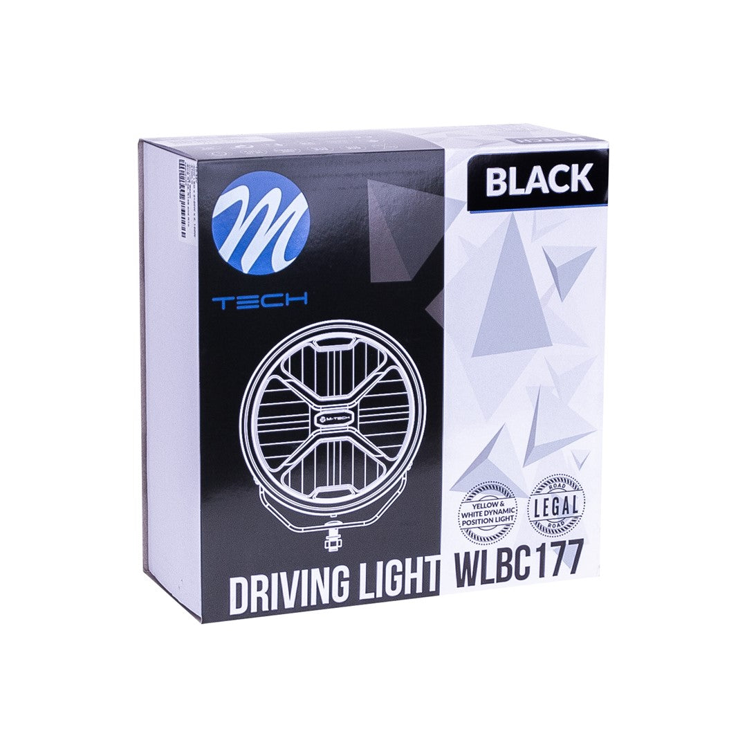 FENERE LED M-TECH DRIVING LIGHT BLACK SERIES MT-WLBC177  2x40W+2x20W+Dynamic Light DC12-48V 80W 5700K 1 COPE