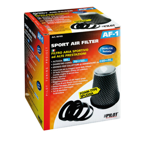 FILTER AJRI SPORTIV LMP-06105 KONIK (Lartesia 150mm/ Baza 123mm/ Pershtatshmeria Ø60-90mm)