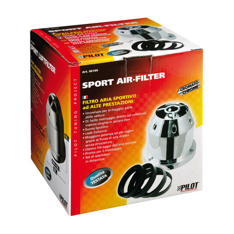 FILTER AJRI SPORTIV LMP-06109 CHROME-LOOK (Lartesia 135mm/ Baza 160mm/ Pershtatshmeria Ø60-114mm)