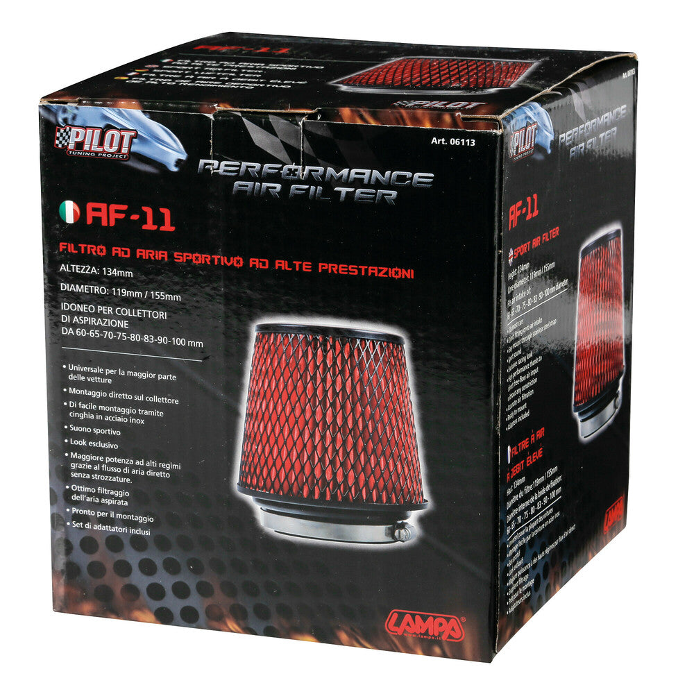 FILTER AJRI SPORTIV LMP-06113 KONIK (Lartesia 165mm/ Baza 155mm/ Pershtatshmeria Ø60-101mm)