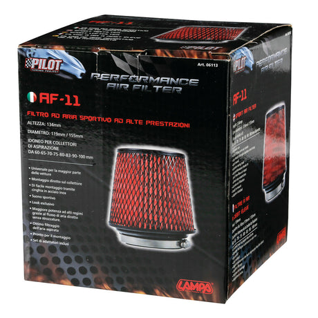 FILTER AJRI SPORTIV LMP-06113 KONIK (Lartesia 165mm/ Baza 155mm/ Pershtatshmeria Ø60-101mm)