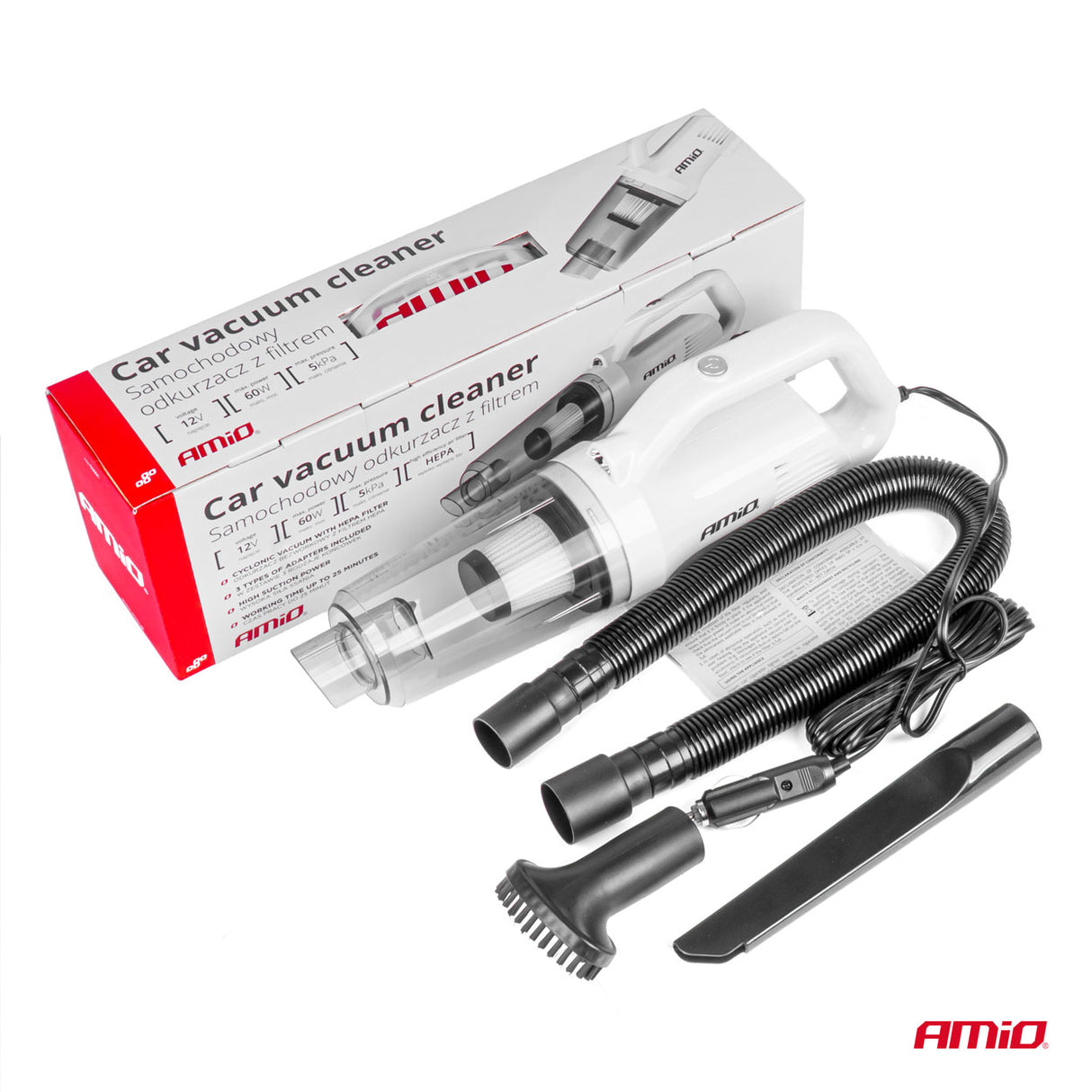 FSHESE ME VAKUUM 12V 60W AM-03691 HEPA-Filter
