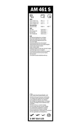FSHIRESE XHAMI BOSCH AEROTWIN MULTI-CLIP AM-461-S (3 397 014 123) BMW 2 Convertible (F23) 55+45cm SET