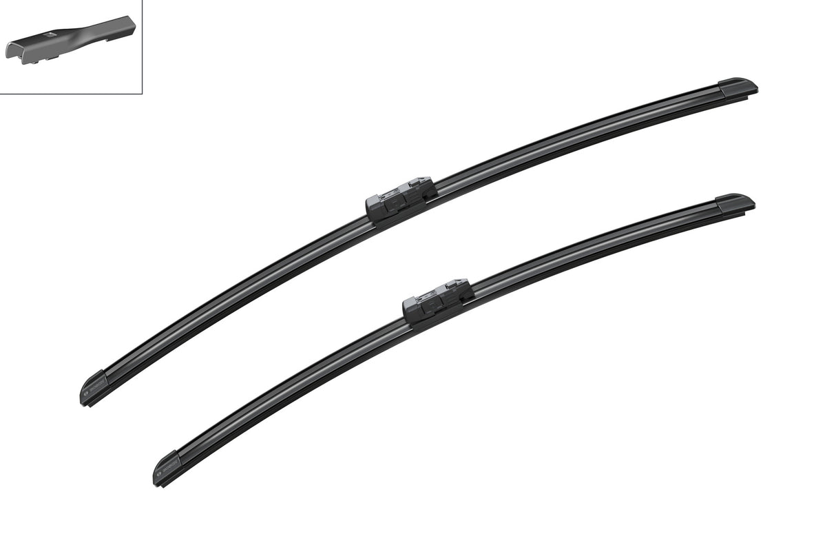 FSHIRESE XHAMI BOSCH AEROTWIN A-244-S (3 397 014 244) VW TIGUAN SUV Van (AD1) 55+62.5cm SET