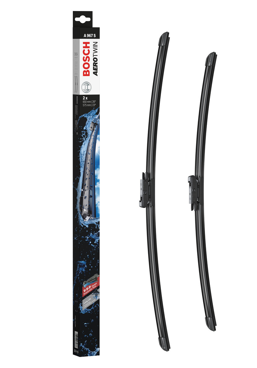 FSHIRESE XHAMI BOSCH AEROTWIN A-967-S (3 397 118 967) MERCEDES-BENZ B-CLASS Sports Tourer (W245) 57.5+65cm SET
