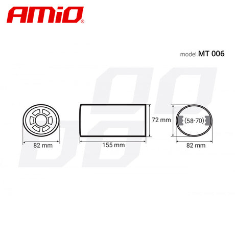 FUND MARMITE AMiO AM-01306 INOX (MT-006)
