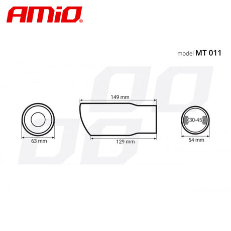 FUND MARMITE AMiO AM-01311 INOX (MT-011)