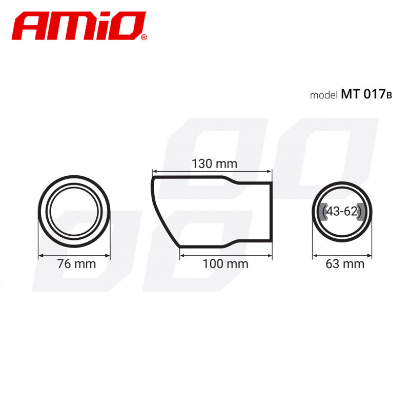 FUND MARMITE AMiO AM-01317 INOX (MT-017B)