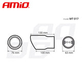 FUND MARMITE AMiO AM-02197 INOX (MT-017BLC)