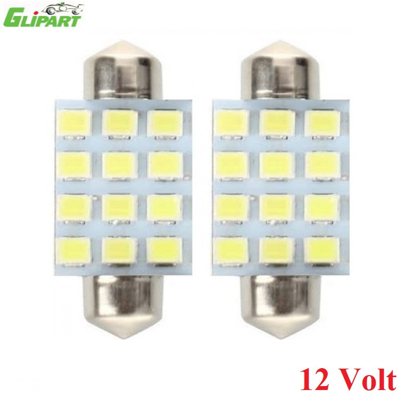 LLAMPA LED GLIPART SILUR-36 mm 12 V 12-SMD-LED WHITE GP-90065 2 COPE