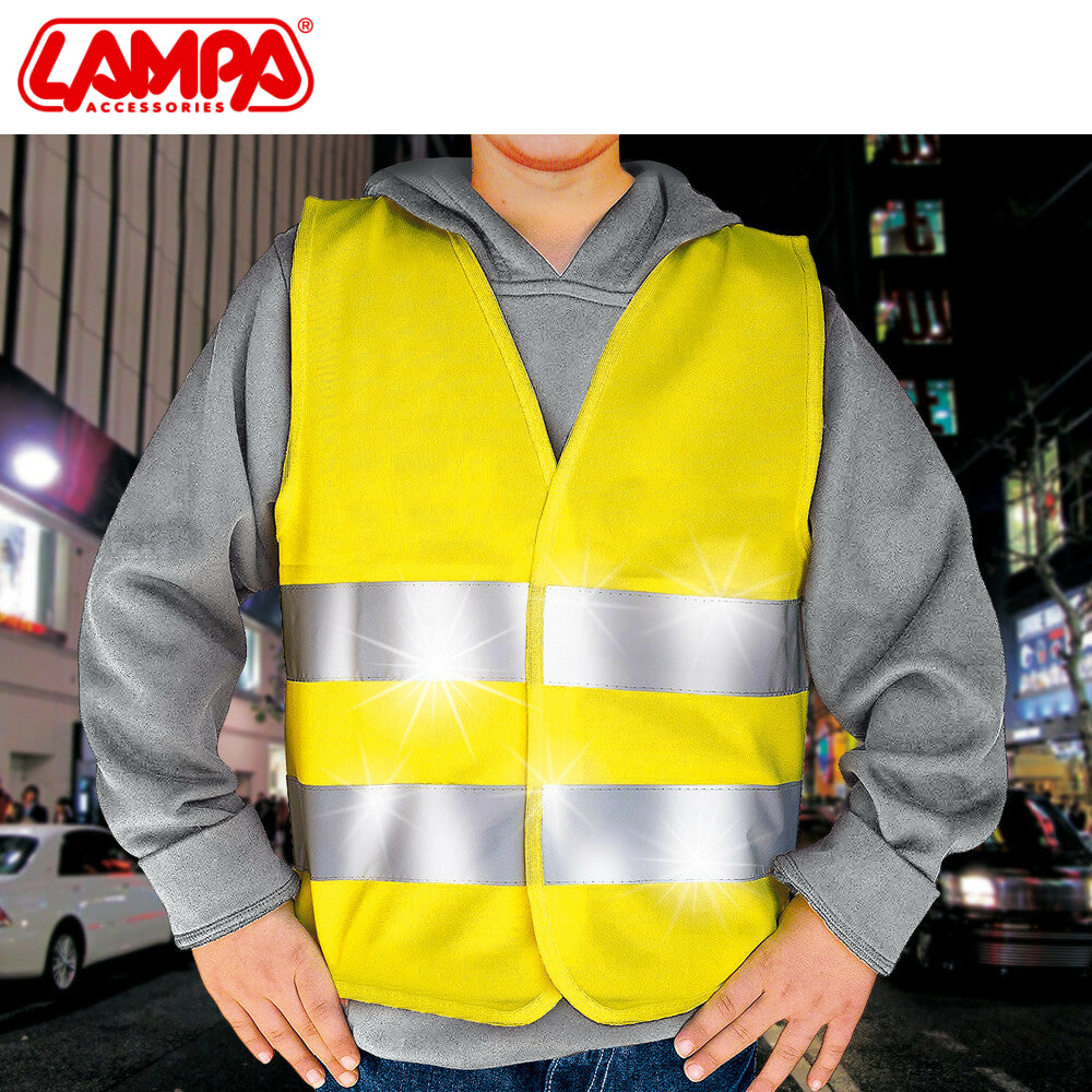 JELEK FOSFORESHENT LMP-65857 KID LIFE VEST MASA: PER FEMIJE/ NGJYRA: E VERDHE (Certif. EN 1150:1999)
