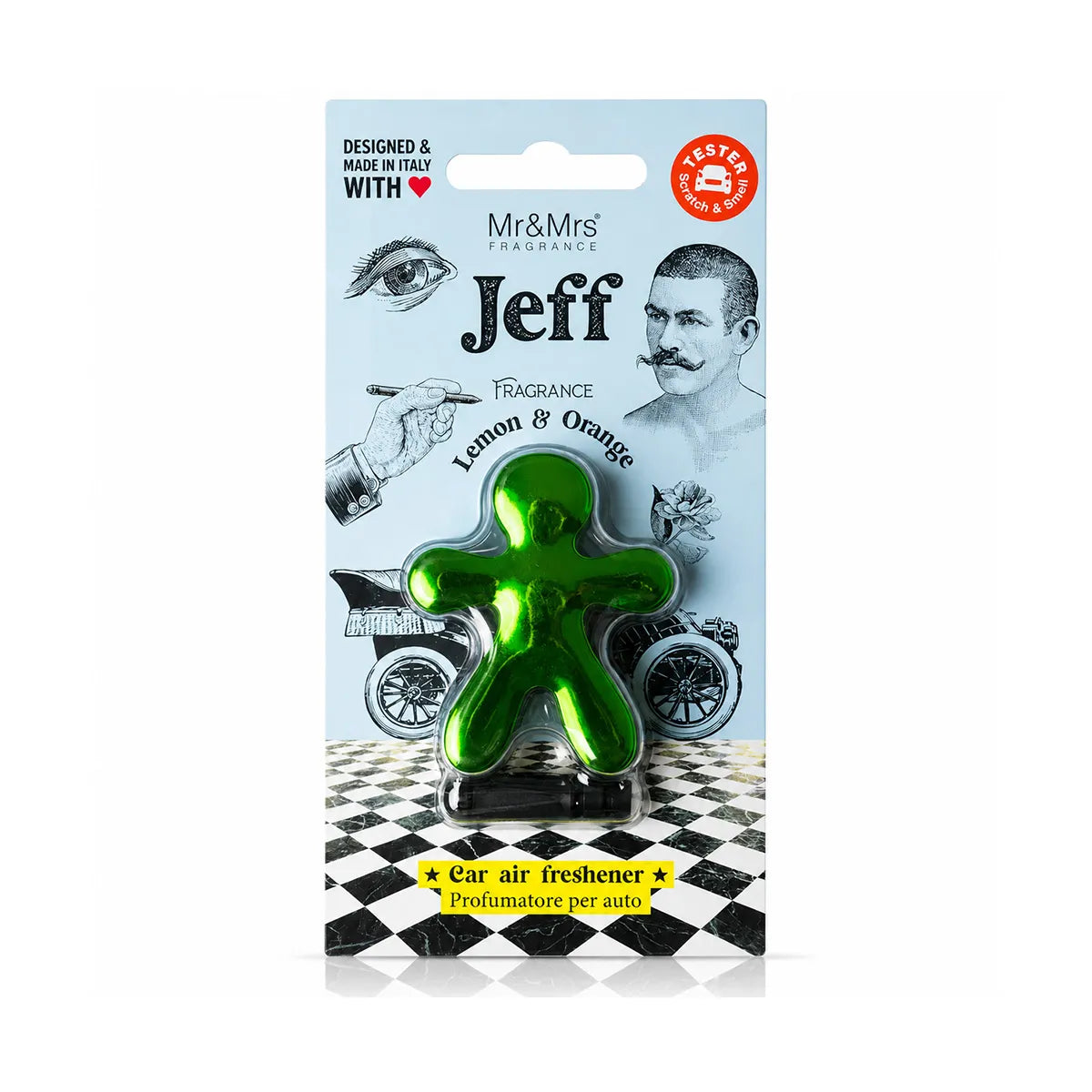 AROMATIK MR & MRS JEFF CHROME LEMON & ORANGE (CHROME GREEN)
