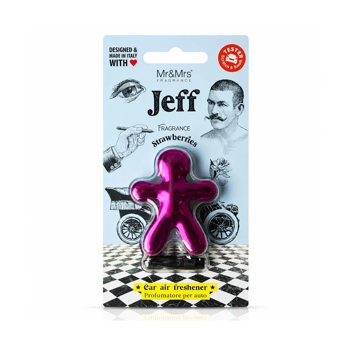 AROMATIK MR & MRS JEFF CHROME STRAWBERRIES (CHROME FUCHSIA)