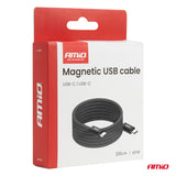 KABELL KARIKIMI MAGNETIK AM-04841 USB-C to USB-C 60W 200 cm