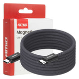 KABELL KARIKIMI MAGNETIK AM-04841 USB-C to USB-C 60W 200 cm
