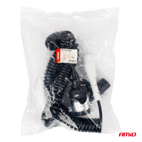 KABELL SPIRAL PER RIMORKIO AM-04381 24V 2x7-PIN +1x15-PIN N/S-TYPE 5 m