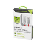 KABELL KARIKIMI-SINKRONIZIMI USB Apple Lightning/ Micro USB CM-58634-RD 120cm (TE KUQE)